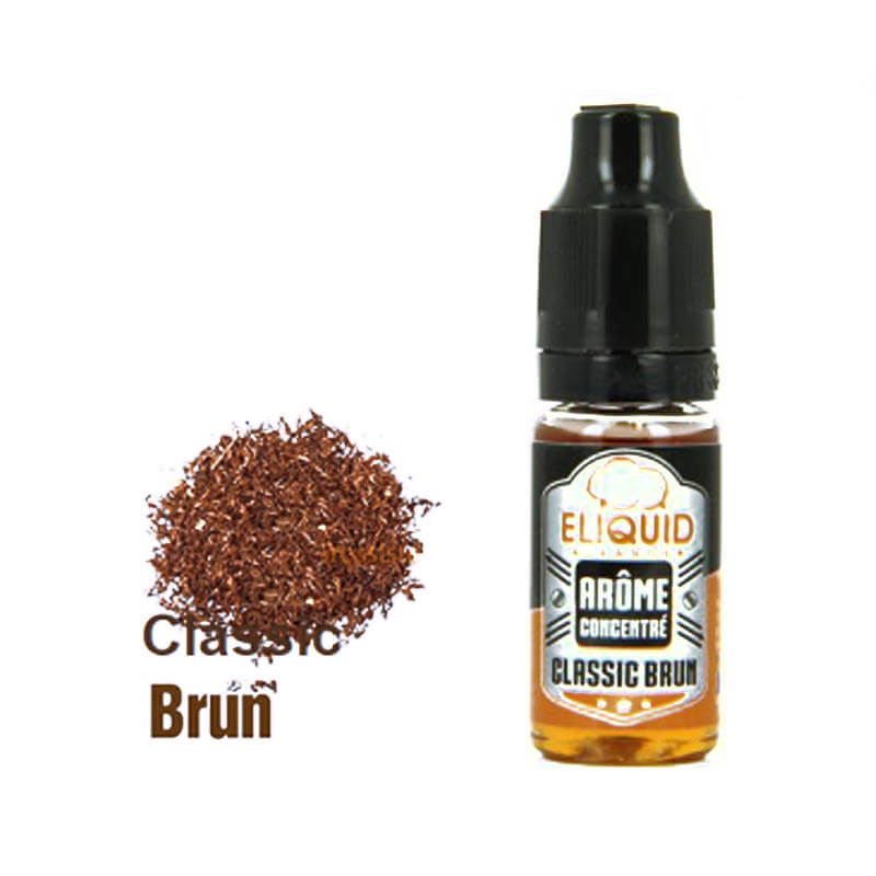 eliquid france classic brun tobacco brown αρωμα