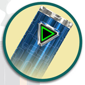 eleaf ijust ecm κουμπι, ενδειξη μπαταριας