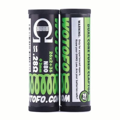wotofo prebuilt ni80 dual fused clapton 0.2