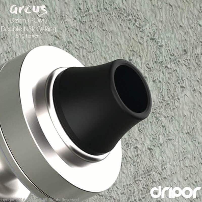 dripor arcus drip tip 510 on atomizer