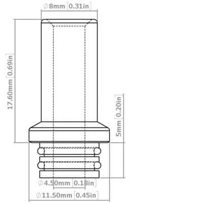 dripor forma drip tip specs