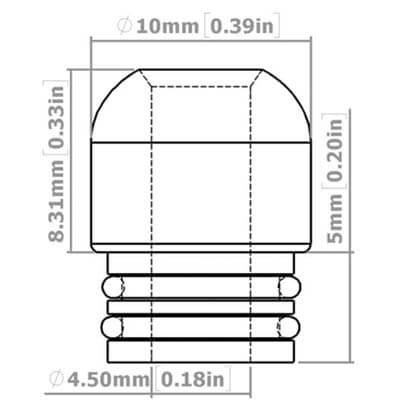 dripor sfera mini drip tip specs
