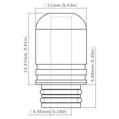 sfera ss drip tip 510 specs