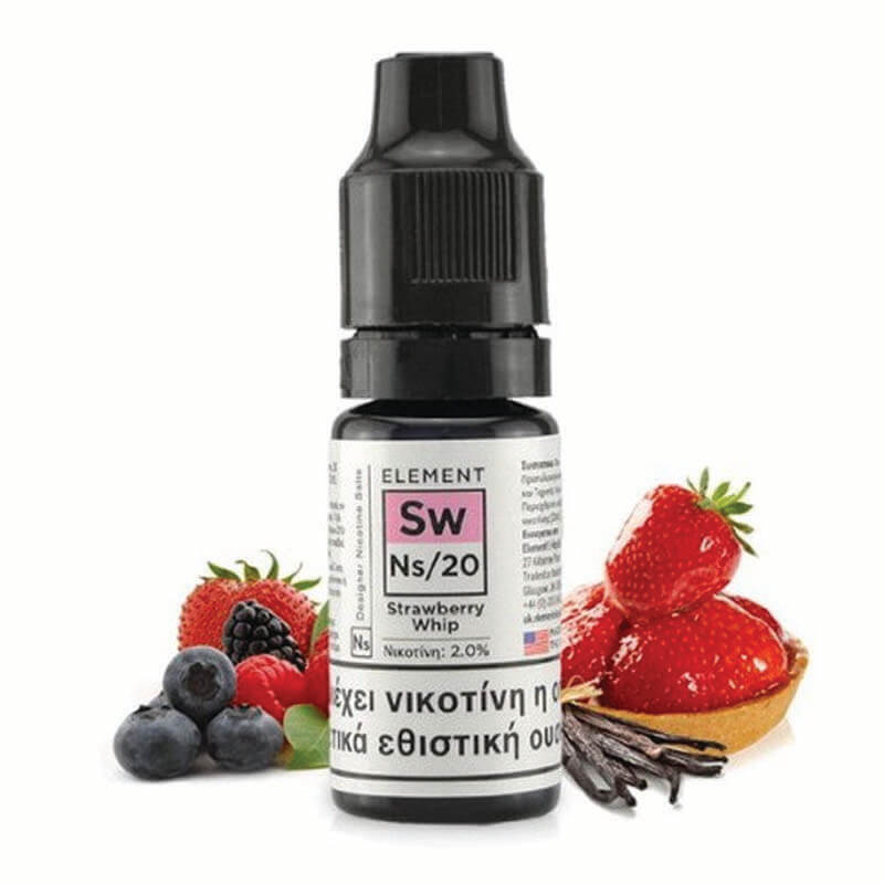 element strawberry whip nicotine salts