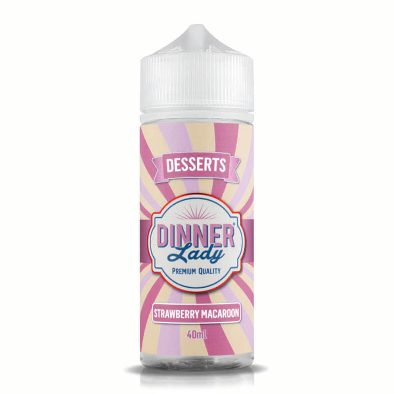 dinner lady 120ml strawberry macaron flavorshot