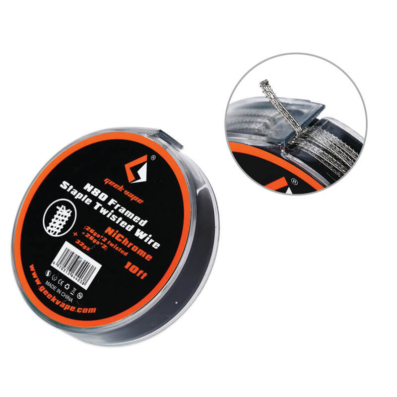 geekvape ni80 framed staple twisted wire - showcase