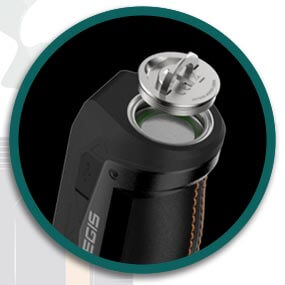 geekvape aegis max εισαγωγή μπαταρίας