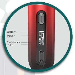 voopoo vsuit pod οθονη