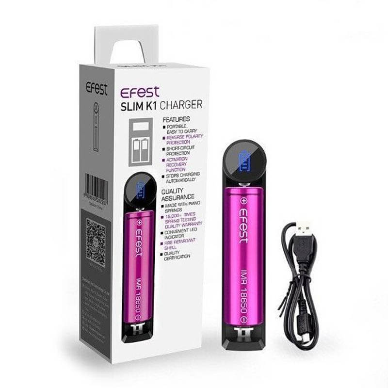 efest charger slim k1 συσκευασια