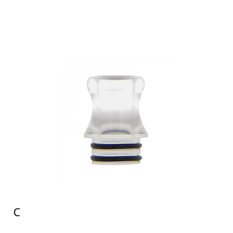 aspire drip tip επιστομιο ημιδιαφανο πλαστικο