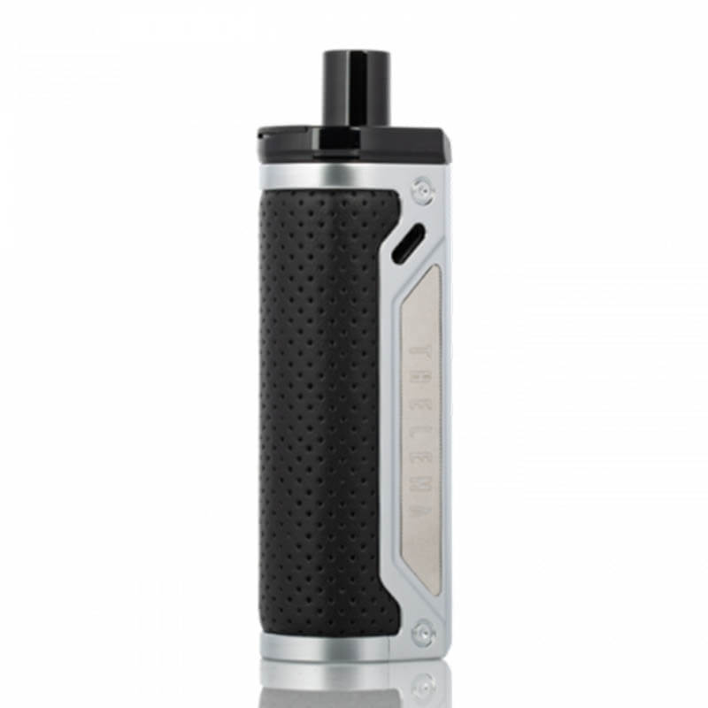 lost vape thelema pod kit silver grain leather πισω οψη