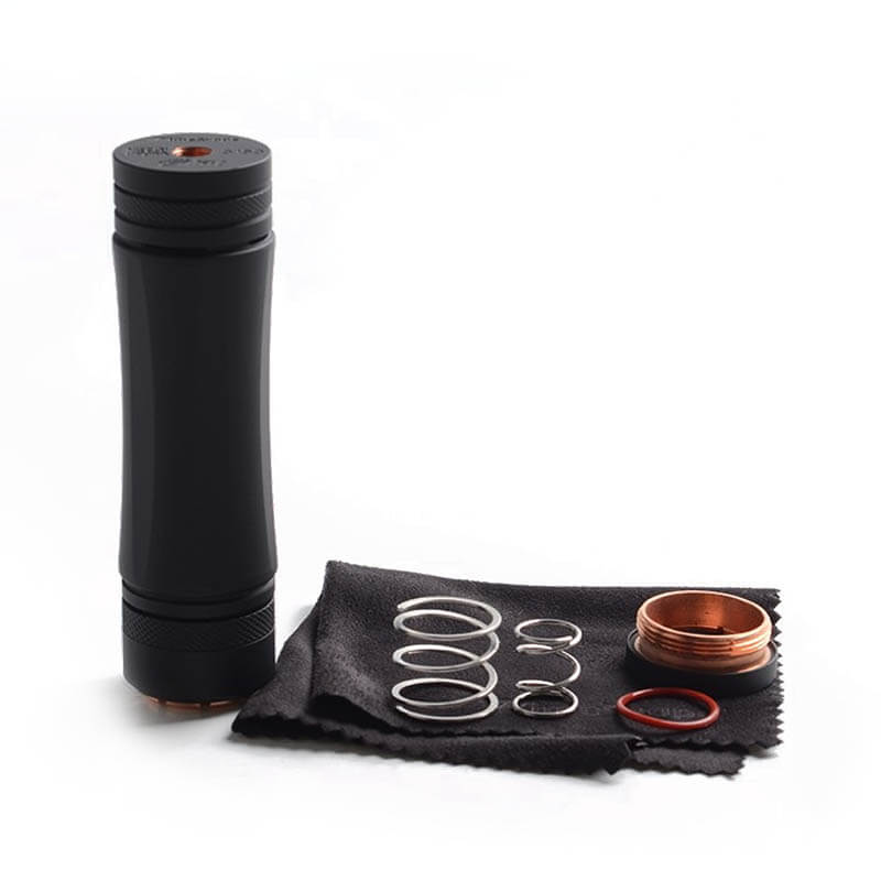 timesvape heavy hitter mod black copper ανοιγμενο κουμπι