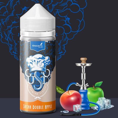 omerta gusto shisha double apple 120ml flavorshot