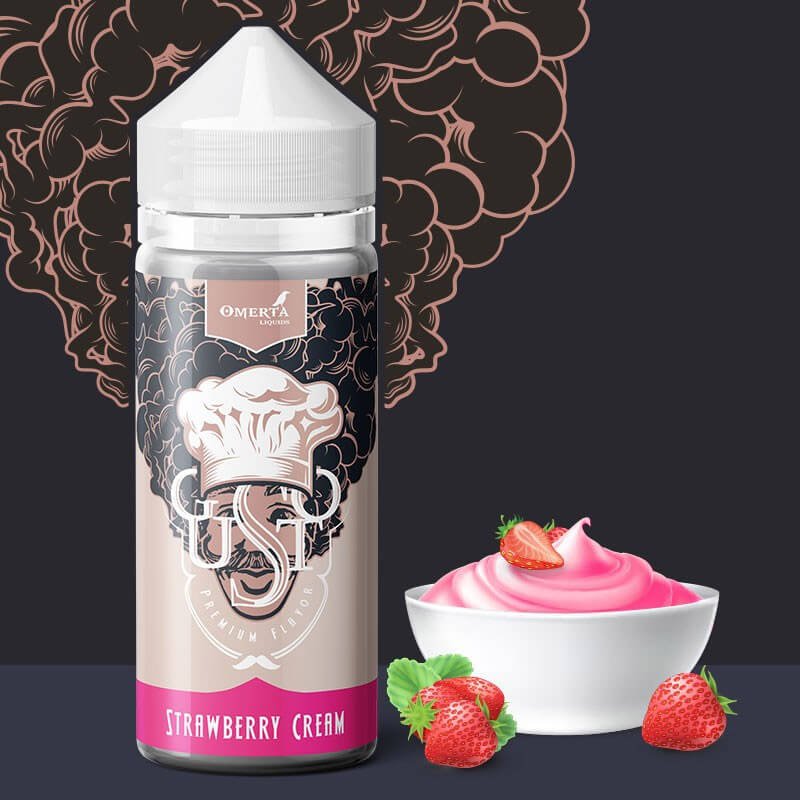 omerta gusto strawberry cream flavorshot