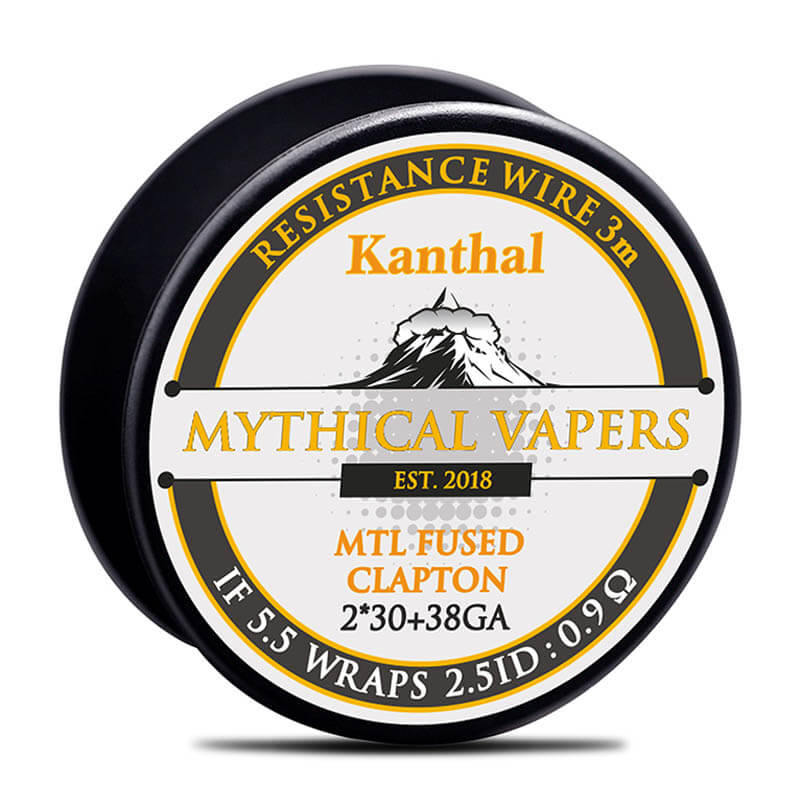 mythical vapers kanthal a1 mtl fused clapton καρουλι συρμα