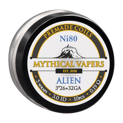 mythical vapers alien ni80 ετοιμες αντιστασεις