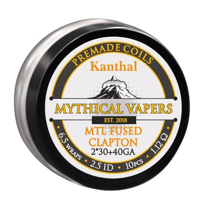 mythical vapers ετοιμες αντιστασεις mtl fused clapton kanthal a1