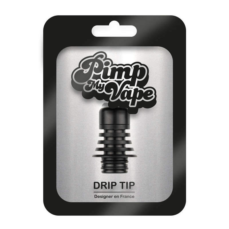 pimp my vape drip tip 510 PVM001 μαυρο