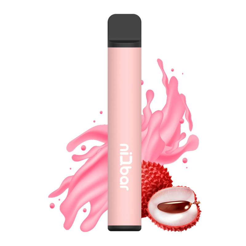 niqbar ηλεκτρονικο τσιγαρο ετοιμο για χρηση lychee ice