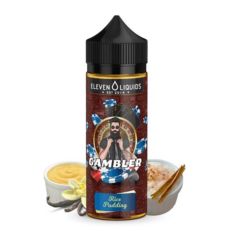 eleven liquids gambler rice pudding flavorshot