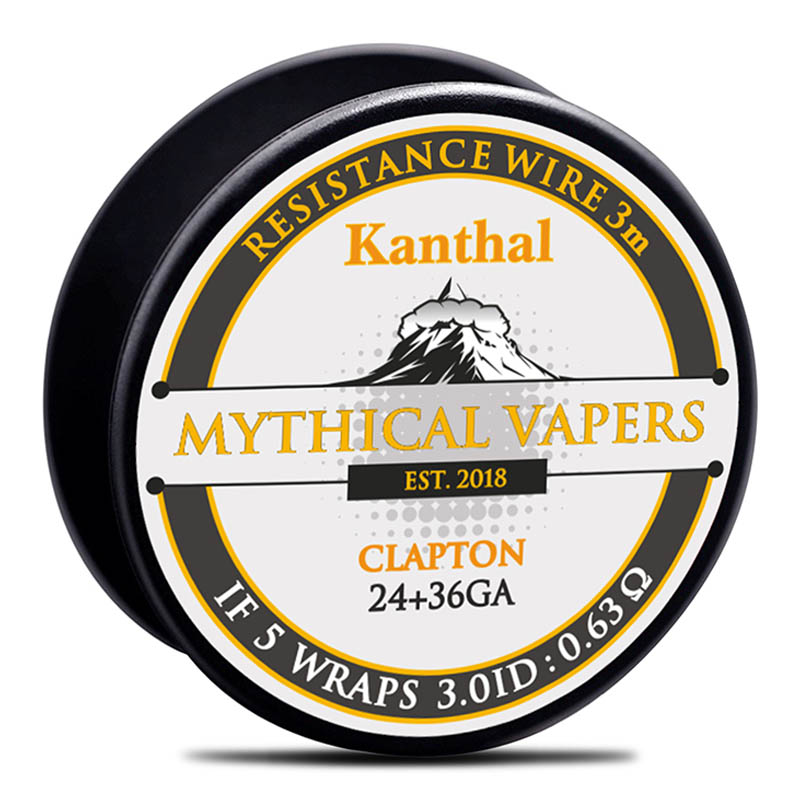 mythical vapers καρουλι συρμα clapton kanthal 24/36 GA
