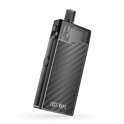 lost vape orion mini pod kit black carbon fiber
