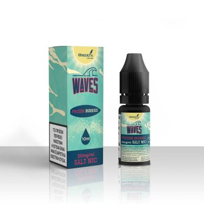 omerta nic salts waves frozen berries 10ml ετοιμο υγρο αναπληρωσης