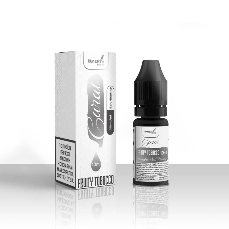 omerta nic salts carat fruity tobacco 10ml ετοιμο υγρο αναπληρωσης