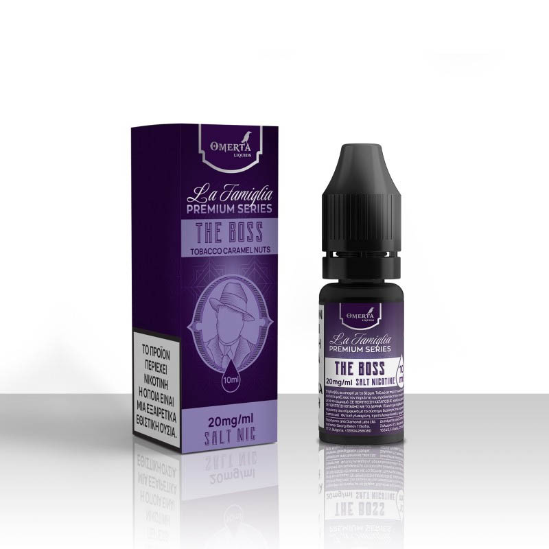 omerta nic salts la famiglia the boss 10ml ετοιμο υγρο αναπληρωσης
