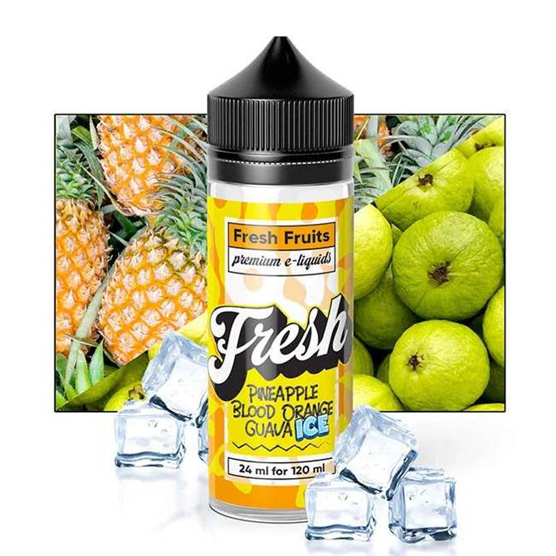 fresh pineapple blood orange guava ice flavorshot