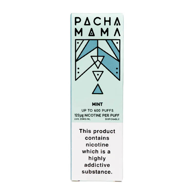 pacha mama mint μιας χρησης ηλεκτρονικο τσιγαρο
