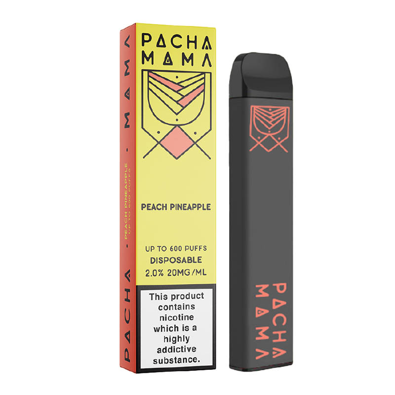 pacha mama peach pineapple μιας χρησης ηλεκτρονικο τσιγαρο