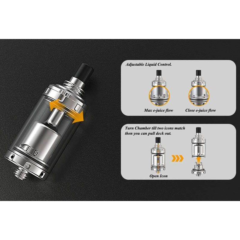 ambition mods amazier mtl rta ρυθμιση υγρων