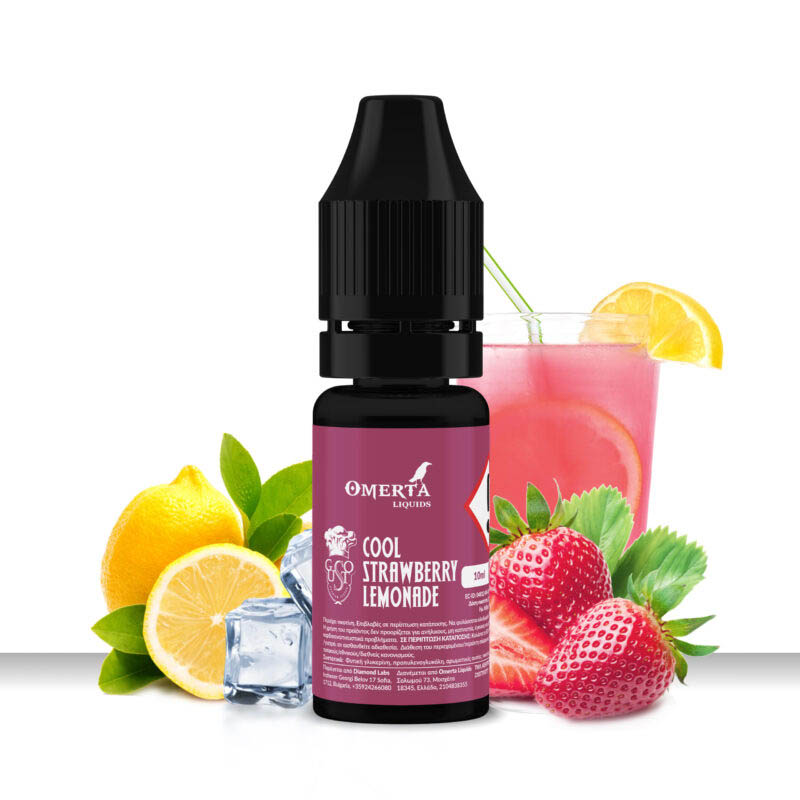 omerta cool strawberry lemonade 10ml ετοιμο υγρο αναπληρωσης