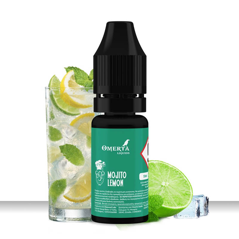 omerta mojito lemon 10ml ετοιμο υγρο αναπληρωσης