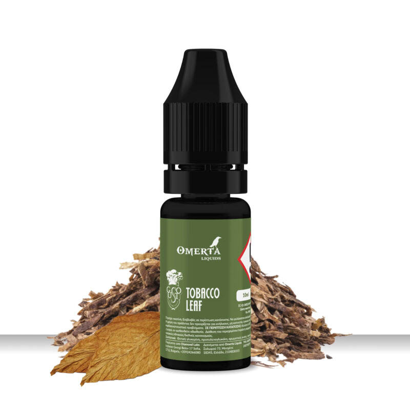 omerta tobacco leaf 10ml ετοιμο υγρο αναπληρωσης