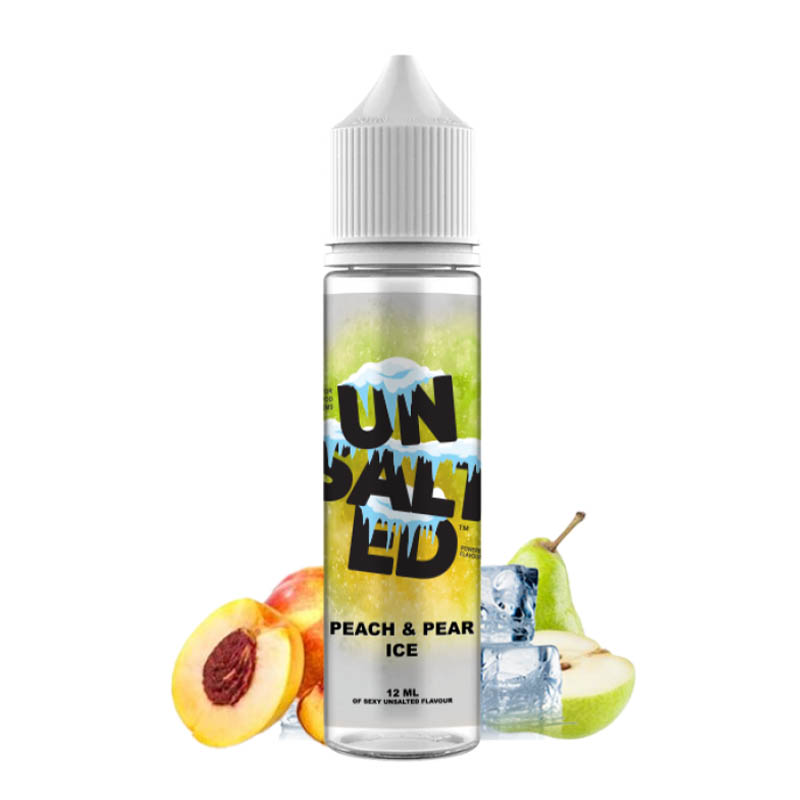 unsalted peach pear ice flavorshot