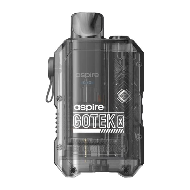 aspire gotek x pod kit translucent black