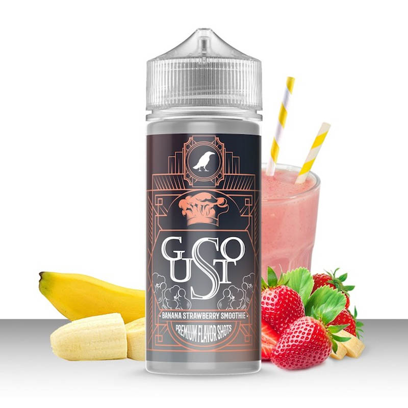 omerta gusto banana strawberry smoothie 120ml flavorshot