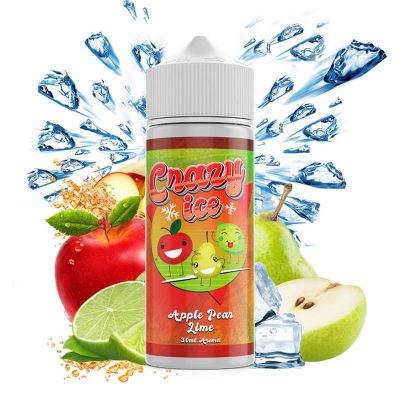 steam city crazy ice apple pear lime flavorshot