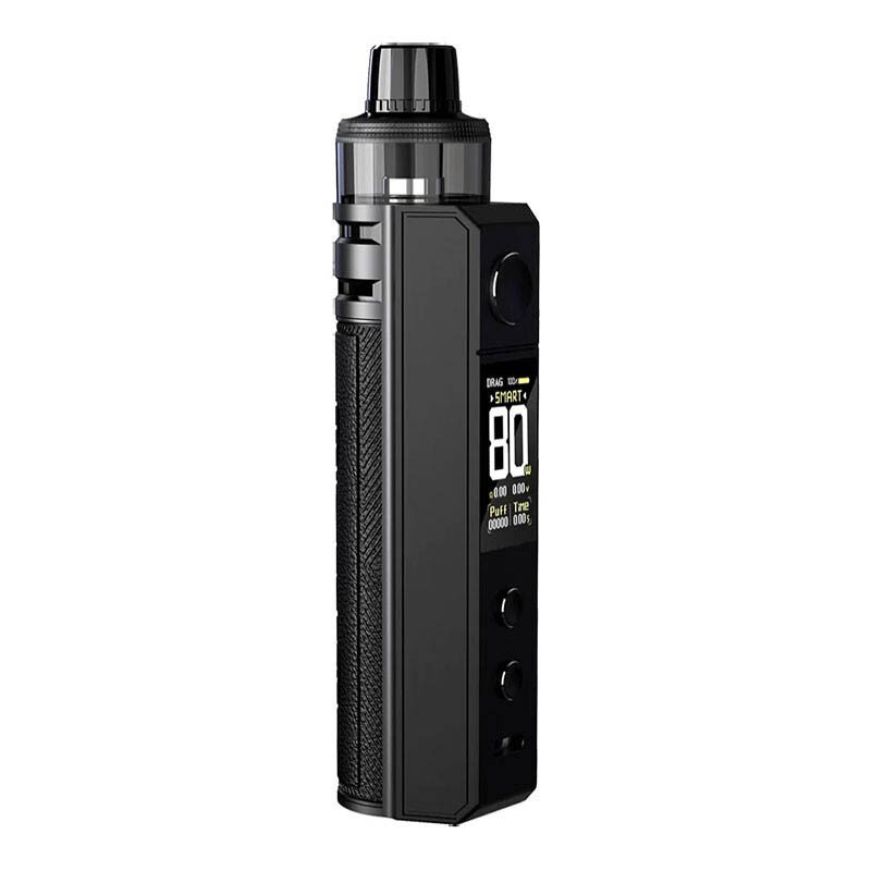 voopoo drag h80s pod kit obsidian black