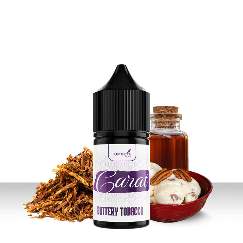 omerta carat buttery tobacco 30ml flavorshot