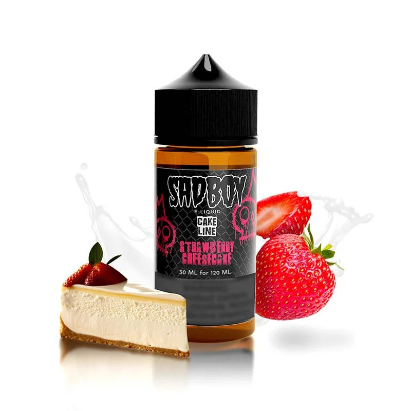 sad boy cake line strawberry cheesecake flavorshot