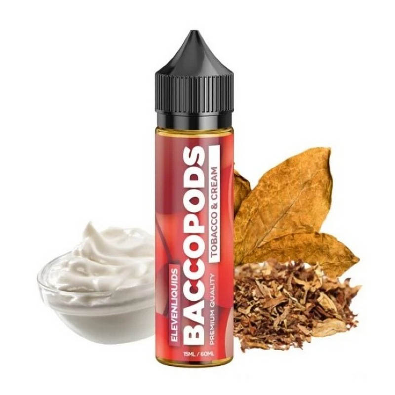 baccopods tobacco cream flavorshot