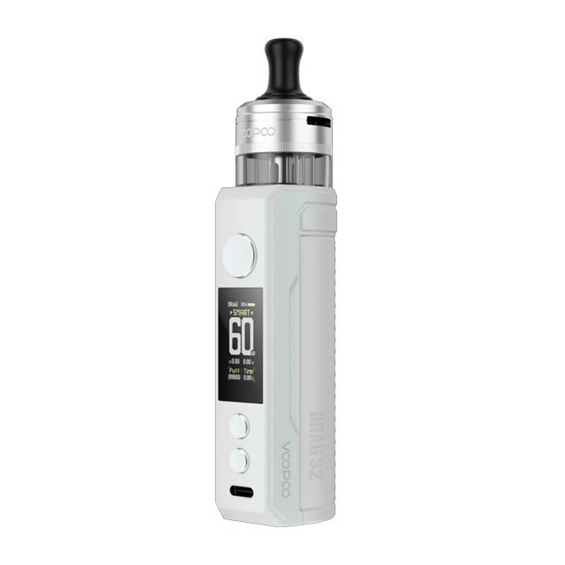 voopoo drag s2 pod kit pearl white