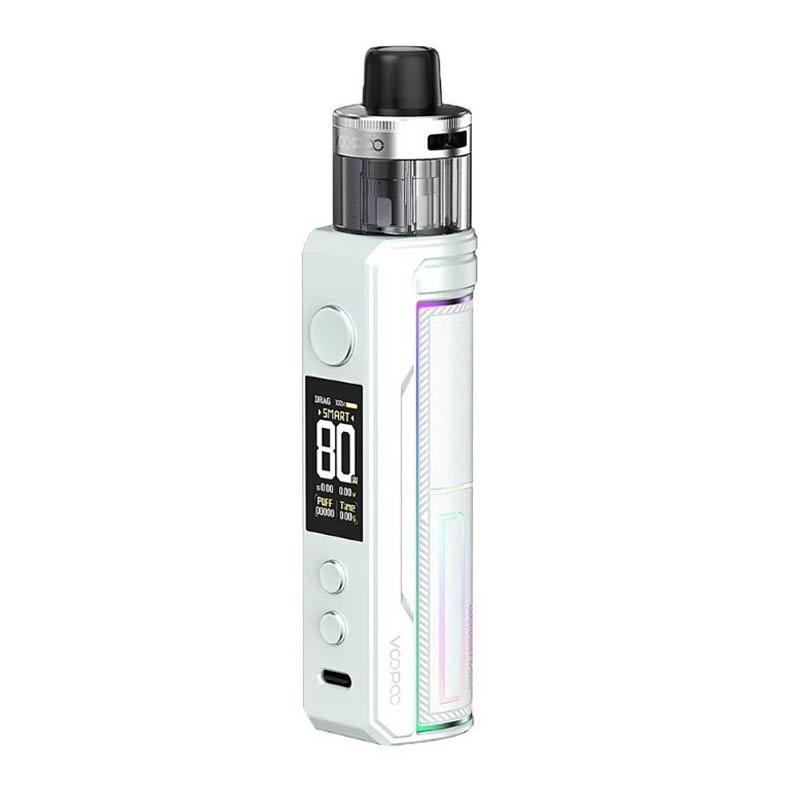 voopoo drag x2 pod kit pearl white