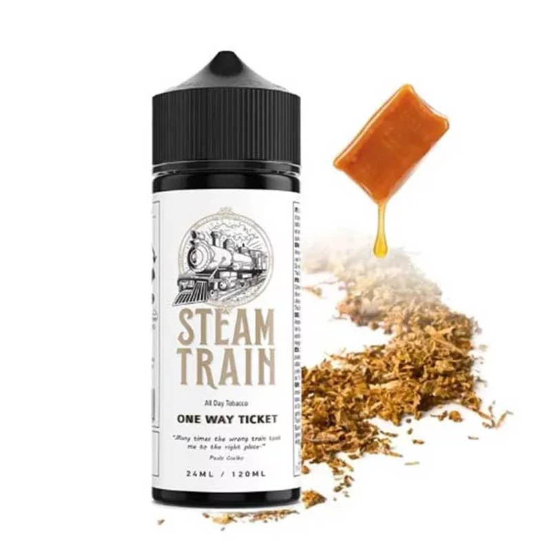 steamtrain one way ticket 120ml flavorshot