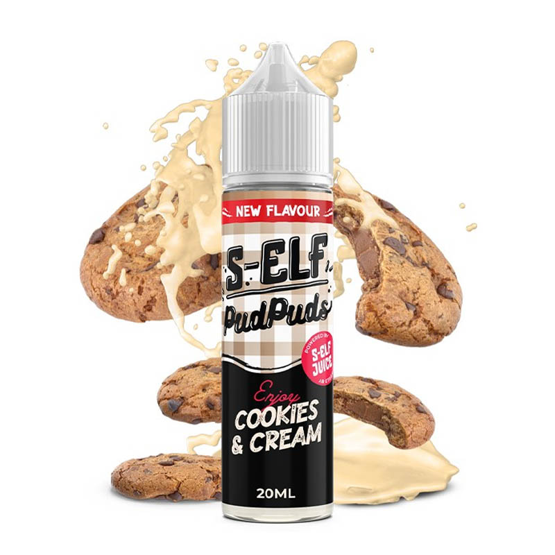 self juice cookies and cream flavorshot