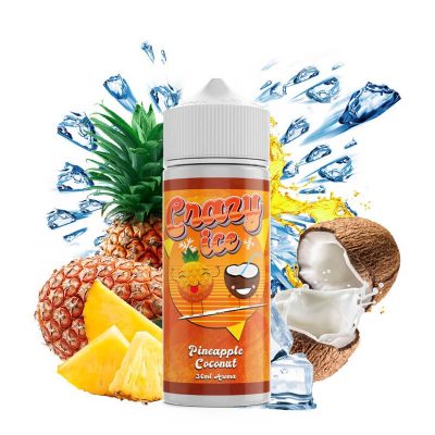 steam city crazy ice pineapple coconut flavorshot