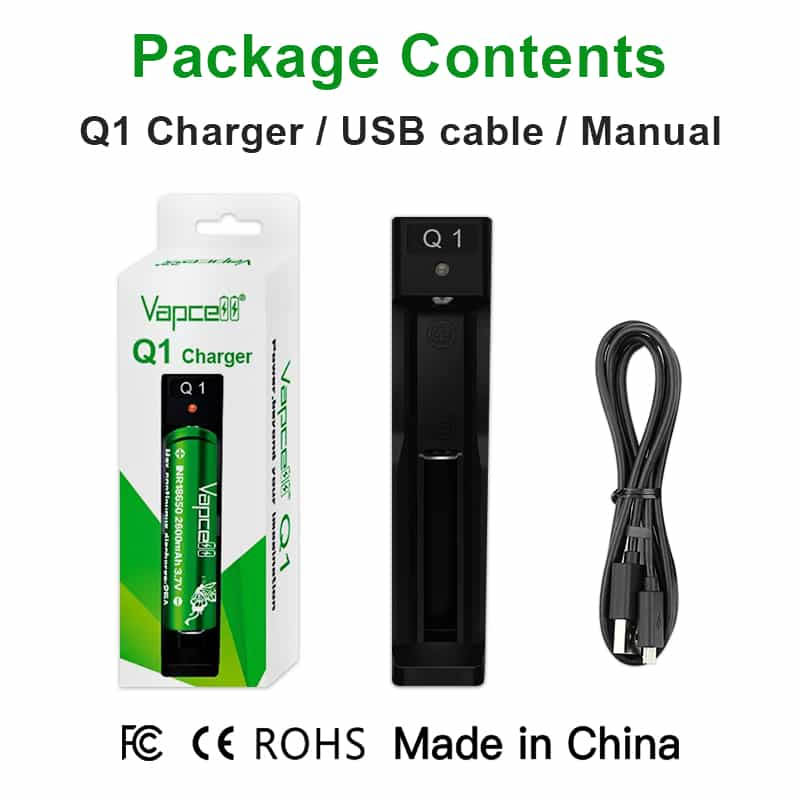 vapcell q1 φορτιστης